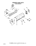 CONTROL PANEL Diagram and Parts List for KAWE560WAL1  Whirlpool Washer