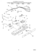 CONTROL Diagram and Parts List for KSRS25QGWH02  KitchenAid Refrigerator