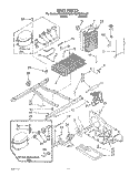 UNIT, LIT/OPTIONAL Diagram and Parts List for RS20CKXAW00  Roper Refrigerator