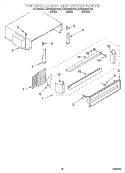 TOP GRILLE AND UNIT COVER Diagram and Parts List for KSSS48MHT00  KitchenAid Refrigerator