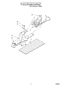 LOCK MOTOR Diagram and Parts List for RS385PXEB0  Whirlpool Range