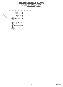 MISCELLANEOUS PARTS OPTIONAL PARTS (NOT INCLUDED) Diagram and Parts List for LBR5432PT0  Whirlpool Washer