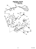 Part Location Diagram of 2311990 Whirlpool Control Box