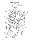 STIRRER DRIVE Diagram and Parts List for RM778PXXB1  Whirlpool Microwave Oven Combo