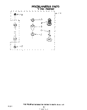 MISCELLANEOUS , LITERATURE AND OPTIONAL Diagram and Parts List for LT4900XMW1  Whirlpool Washer Dryer Combo