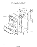 REFRIGERATOR DOOR Diagram and Parts List for ET16JMXRWR3  Whirlpool Refrigerator