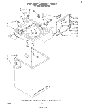 TOP AND CABINET , LITERATURE AND OPTIONAL Diagram and Parts List for LA5700XPW0  Whirlpool Washer