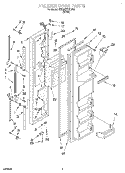 Part Location Diagram of 1109488 Whirlpool CHUTE, ICE