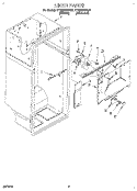 LINER Diagram and Parts List for TT18DKXBN01  Estate Refrigerator