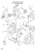 SECTION Diagram and Parts List for KEYS700JT0  KitchenAid Dryer