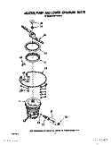 HEATER, PUMP AND LOWER SPRAYARM Diagram and Parts List for DU7770XS0  Whirlpool Dishwasher