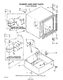 SECTION Diagram and Parts List for EV090FXSN00  Whirlpool Freezer