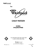 SECTION Diagram and Parts List for EH220FXWN00  Whirlpool Freezer