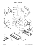 UNIT PARTS Diagram and Parts List for KBFS22EWMS7  KitchenAid Refrigerator