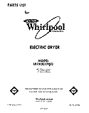 SECTION Diagram and Parts List for LE7800XPW0  Whirlpool Dryer