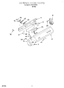 CONTROL PANEL Diagram and Parts List for CCW2762EW0  Whirlpool Washer