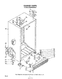 CABINET Diagram and Parts List for ED22MMXRWR0  Whirlpool Refrigerator