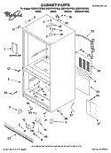 Part Location Diagram of WP12561901B Whirlpool Lower Hinge Cover