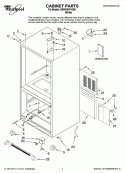 Part Location Diagram of 67001918 Whirlpool HINGE- BOT