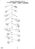 WIRING HARNESS Diagram and Parts List for LLT8233AN0  Whirlpool Washer