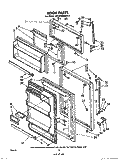 DOOR, LIT/OPTIONAL Diagram and Parts List for ET19TKXLWR3  Whirlpool Refrigerator