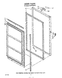 Part Location Diagram of 836115 Whirlpool RETIANER, TOP AND BOTTOM