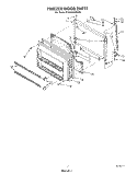 FREEZER DOOR Diagram and Parts List for ET20NKXWW00  Whirlpool Refrigerator