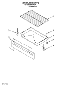 BROILER PARTS Diagram and Parts List for TGS326TD1  Estate Range