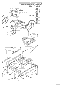 MACHINE BASE Diagram and Parts List for KAWS850JQ0  KitchenAid Washer