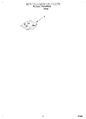 MISCELLANEOUS, LIT/OPTIONAL Diagram and Parts List for DU801DWGX0  Whirlpool Dishwasher