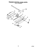 FREEZER CONTROL Diagram and Parts List for KSSS48DBW00  KitchenAid Refrigerator