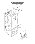 REFRIGERATOR LINER Diagram and Parts List for RS22AWXAL00  Roper Refrigerator
