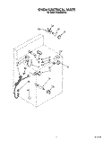 OVEN ELECTRICAL Diagram and Parts List for SF365BEWN3  Whirlpool Range
