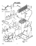 UNIT Diagram and Parts List for ET20MKXPWR0  Whirlpool Refrigerator