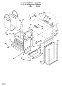 CONTAINER Diagram and Parts List for GC900QPGQ0  Whirlpool Trash Compactor
