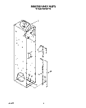 FREEZER LINER Diagram and Parts List for KSRF36DTX10  KitchenAid Refrigerator