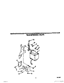 TRANSFORMER, LIT/OPTIONAL Diagram and Parts List for 6ET16ZKXWG00  Whirlpool Refrigerator