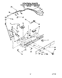 CONTROL Diagram and Parts List for RS20DKXBL00  Roper Refrigerator