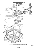 MACHINE BASE Diagram and Parts List for LA8800XSW0  Whirlpool Washer