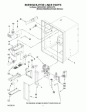 REFRIGERATOR LINER PARTS Diagram and Parts List for GI5FSAXVY02  Whirlpool Refrigerator