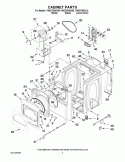 Part Location Diagram of W10223443 Whirlpool PANEL