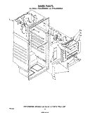 LINER Diagram and Parts List for ET18JKXMWRA  Whirlpool Refrigerator