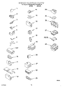 WIRING HARNESS Diagram and Parts List for KAWS850JQ0  KitchenAid Washer