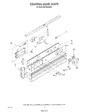 CONTROL PANEL , LITERATURE AND OPTIONAL Diagram and Parts List for RB1000XVW0  Whirlpool Wall Oven