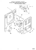 REAR CHASSIS Diagram and Parts List for KERC600HBT0  KitchenAid Range