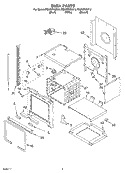 OVEN PARTS Diagram and Parts List for RS675PXGB12  Whirlpool Range