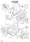 LINER PARTS Diagram and Parts List for KBRP36FKS02  KitchenAid Refrigerator