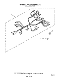 WIRING HARNESS Diagram and Parts List for RB266PXV2  Whirlpool Wall Oven