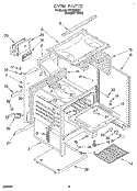 OVEN Diagram and Parts List for FGP335BQ1  Roper Range