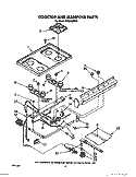COOKTOP AND MANIFOLD, LIT/OPTIONAL Diagram and Parts List for SF3000SWW1  Whirlpool Range